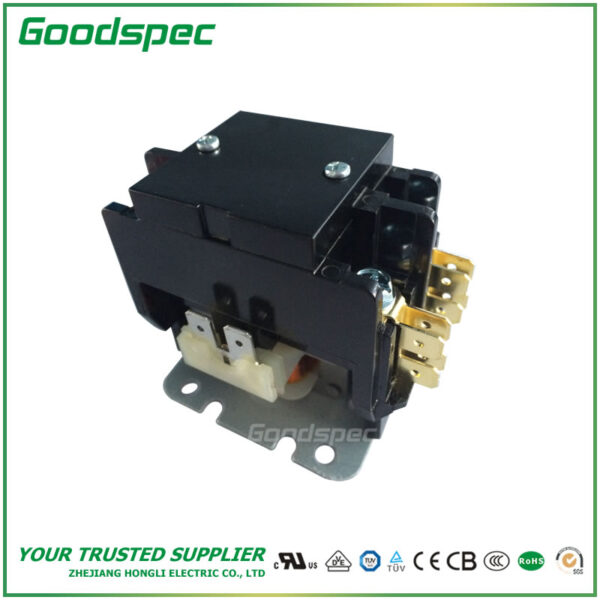 HLC-2XU00AAC-002.jpg GC-2XU00AAC(2P/20A/208-240VAC) Definite Purpose Contactor