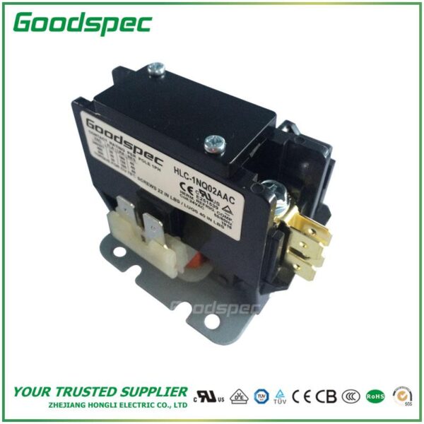 products-HLC-1NQ02AAC.jpg HLC-1NQ02AAC(1P/30A/24VAC) DEFINITE PURPOSE CONTACTOR
