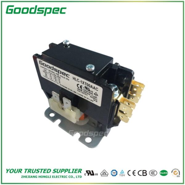 products-HLC-1XT00AAC.jpg HLC-1XT00AAC(1P/20A/120VAC) DEFINITE PURPOSE CONTACTOR