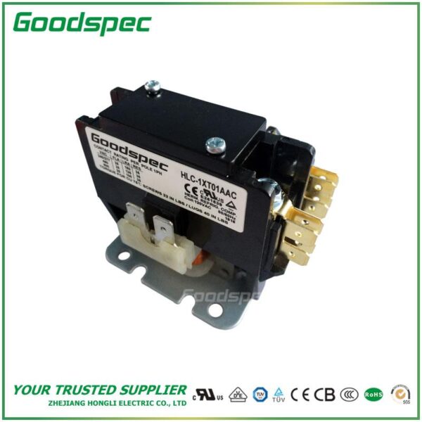 products-HLC-1XT01AAC.jpg HLC-1XT01AAC(1P/25A/120VAC) Definite Purpose Contactor