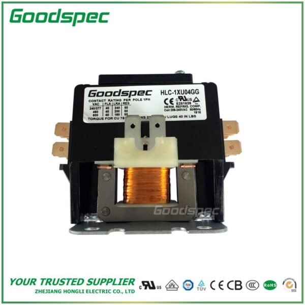products-HLC-1XU04GG-001.jpg GC-1XU04XB(1P/40A/208-240VAC) Definite Purpose Contactor