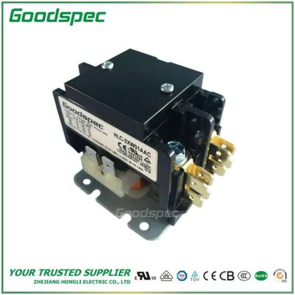 HLC-2XW01AAC(2P/25A/380-400VAC) Definite Purpose Contactor