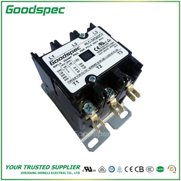 products-HLC-3XQ02CY.jpg GC-3XQ02CY(3P/30A/24VAC)DEFINITE PURPOSE CONTACTOR