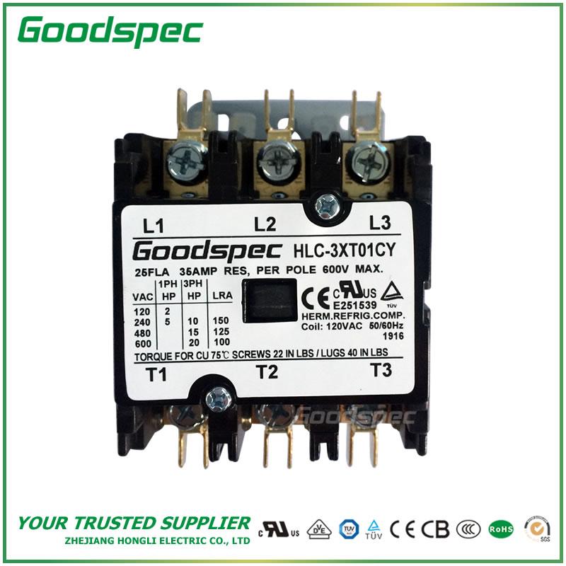 products-HLC-3XT01CY-001.jpg HLC-3XT01CY(3P/25A/120VAC)DEFINITE PURPOSE CONTACTOR