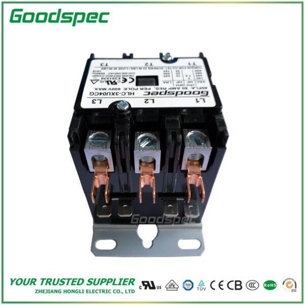 products-HLC-3XU04CG-002.jpg HLC-3XU04CG(3P/40A/208-240VAC) DEFINITE PURPOSE CONTACTOR