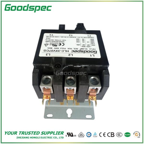 products-HLC-3XV07CG-004.jpg HLC-3XV07CG(3P/75A/277VAC)DEFINITE PURPOSE CONTACTOR