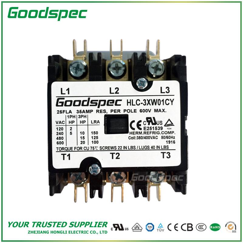products-HLC-3XW01CY-001.jpg HLC-3XW01CY(3P/25A/380-400VAC)DEFINITE PURPOSE CONTACTOR
