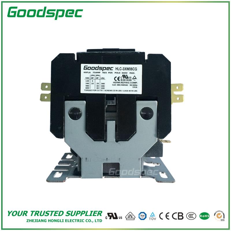 products-HLC-3XW06CG-001.jpg HLC-3XW06CG(3P/60A/380-400VAC)DEFINITE PURPOSE CONTACTOR
