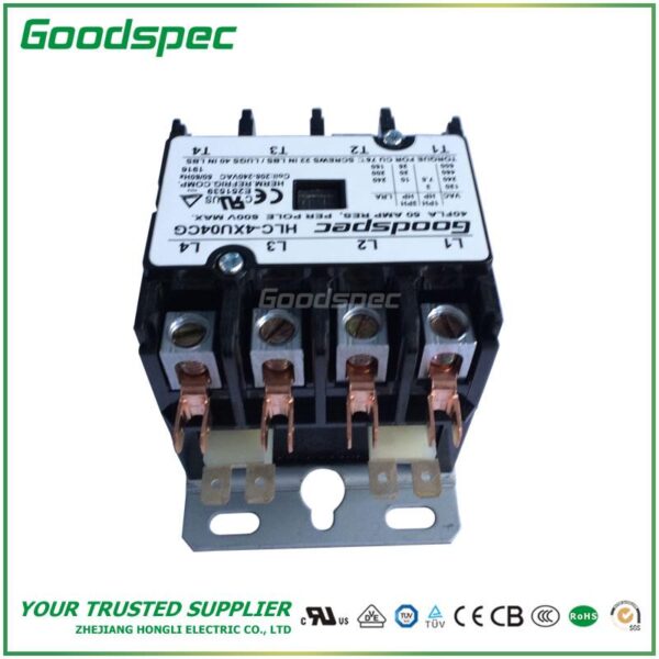 products-HLC-4XU04CG-003.jpg HLC-4XT04CG(4P/40A/120V) DEFINITE PURPOSE CONTACTOR