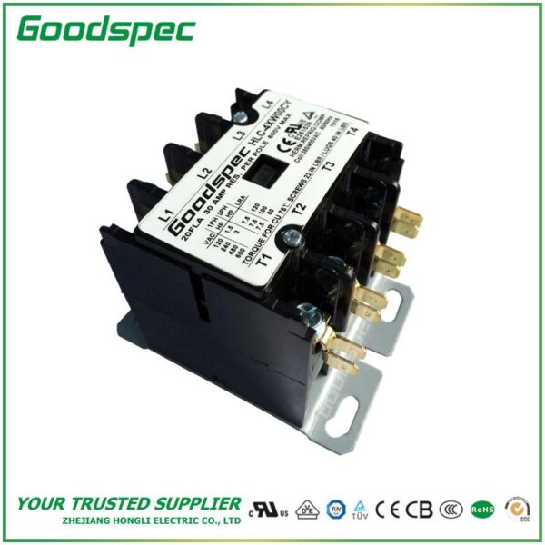 products-HLC-4XW00CY-002.jpg HLC-4XW00CY(4P/20A/380-400V)DEFINITE PURPOSE CONTACTOR
